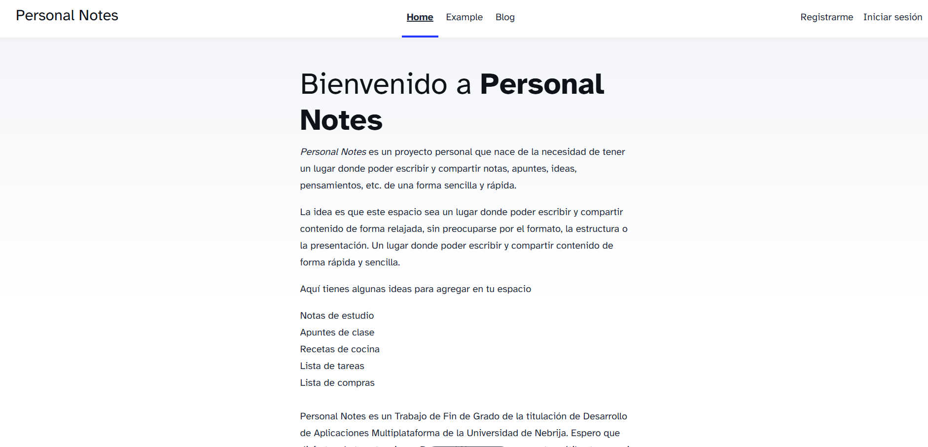 Imagen de Personal notes